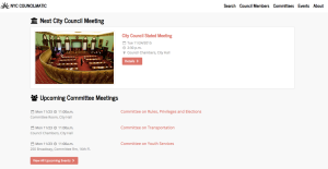 First-ever open data source for city council events. Let's do this. 