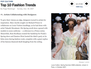 TIME Mag's top fashion trend of 2007, when #OpenGovData principles were articulated.